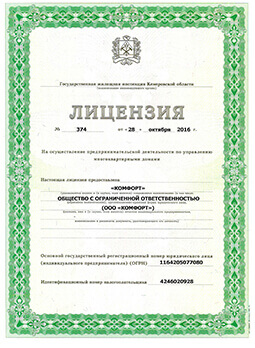 Лицензия - старое название